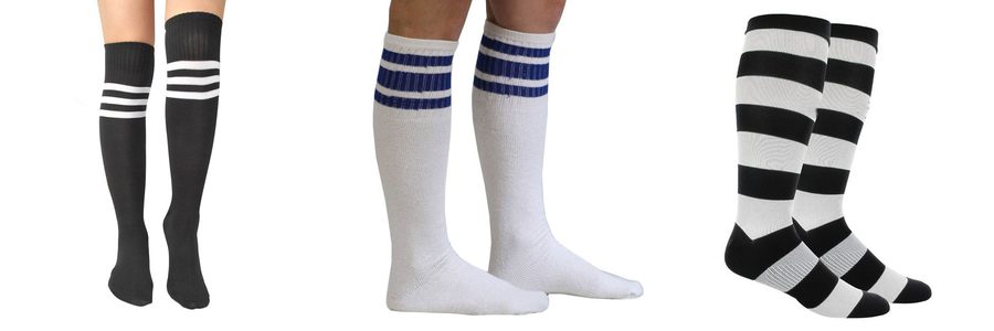 striped football socks